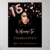 キンセアニェラブラックバラ金ゴールドフォトスターズへようこそ ポスター (正面)