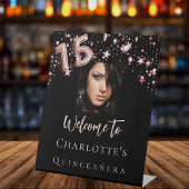 キンセアニェラブラックバラ金ゴールドフォトスターズへようこそ 台座サイン