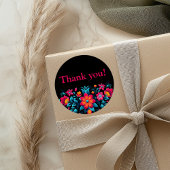 キンセアニェラブラックメキシカンフィエスタサンキュー ラウンドシール