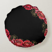 キンセアニェラブラック&レッドプリンセスティアラ ラウンドクッション (裏面)