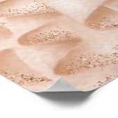 キンセアニェラブルゴーニュバラ金ゴールドグリッターダストドレス ポスター (角)