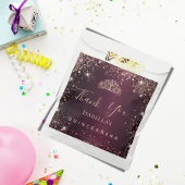 キンセアニェラブルゴーニュバラ金ゴールドティアラユー フェイバーバッグ