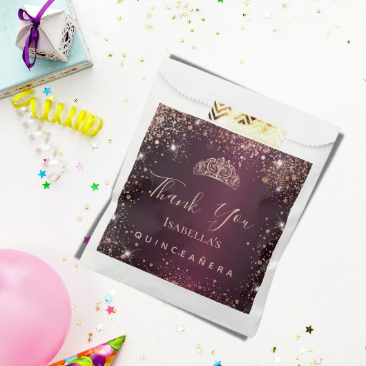 キンセアニェラブルゴーニュバラ金ゴールドティアラユー フェイバーバッグ