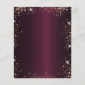 キンセアニェラブルゴーニュバラ金ゴールド予算の招待 チラシ (裏面)