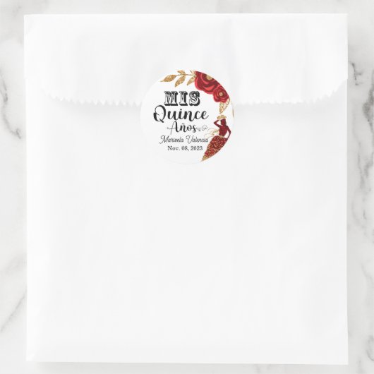 キンセアニェラブルゴーニュ金ゴールド女性のカーボーイシール ラウンドシール (バッグ)