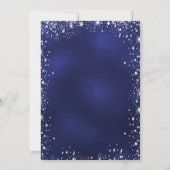 キンセアニェラブルーシルバーグリッタードレスティアラ 招待状 (裏面)