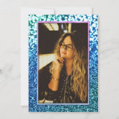 キンセアニェラブルーターコイズグラム 招待状 (裏面)