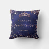 キンセアニェラブルーバラ金ゴールドティアラ名スクリプト クッション (裏面)