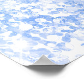 キンセアニェラブルーホワイトグリッターへようこそ ポスター (角)