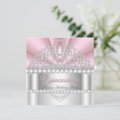 キンセアニェラプリンセスティアラバースデーパーティー 招待状 (スタンド正面)