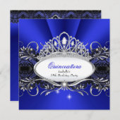 キンセアニェラプリンセスブ王室のルーダイヤモンドティアラレース 招待状 (正面/裏面)