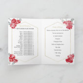 キンセアニェラプログラムレッドドレスフローラゴールドフォイル プログラム (内部)