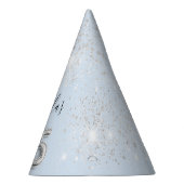 キンセアニェラベビーブルーシルバーグリッター名 パーティーハット (右)