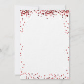 キンセアニェラホワイトレッドバルーン 招待状 (裏面)