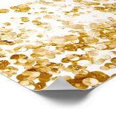 キンセアニェラホワイト金ゴールドグリッターダストティアラへようこそ ポスター (角)