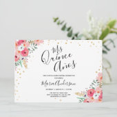 キンセアニェラミスキンスアニョスピンクフローラ誕生日 招待状 (スタンド正面)