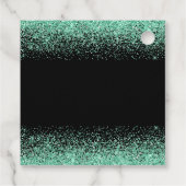 キンセアニェラミントグリーンドレスフェイクグリッター フェイバータグ (裏面)