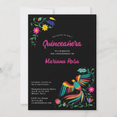 キンセアニェラメキシカンフィエスタフローラ誕生日 招待状 (正面)