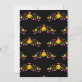 キンセアニェラメキシカンフィエスタブラックプリンセスドレス 招待状 (裏面)