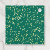 キンセアニェラメッセージカードバタフライエメラルドグリーン フェイバータグ (裏面)