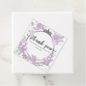 キンセアニェラメッセージカードバタフライラベンダーフローラ フェイバータグ (インサイチュ)