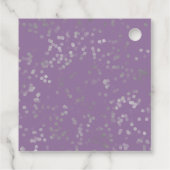 キンセアニェラメッセージカードバタフライラベンダーフローラ フェイバータグ (裏面)