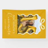 キンセアニェラモダンリボンフレーム 横断幕 (横)