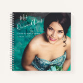 キンセアニェラモダン15th誕生日フォトゲストブック ノートブック (正面)