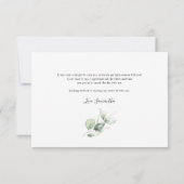 キンセアニェラユーカリプタスハンドレタードサンキュー サンキューカード (裏面)