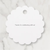 キンセアニェラユーカリプトゥスピンクフローラ15誕生日 フェイバータグ (裏面)