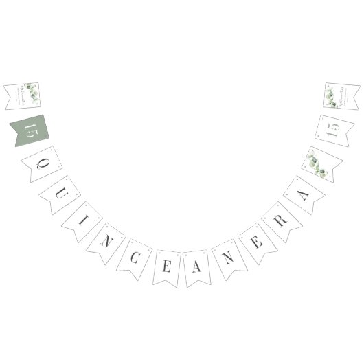 キンセアニェラユーカリ葉スミクリンスアノス バンティングフラッグ (全)