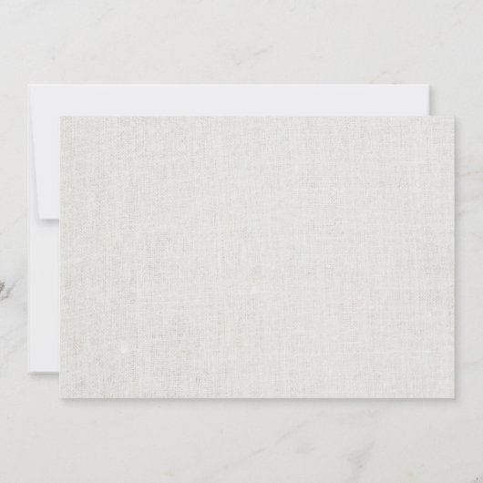 キンセアニェララベエレガントンダフラワーズホワイトランタン 招待状 (裏面)