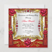 キンセアニェラリーガルレッド金ゴールドバラタッセルティアラ 招待状 (裏面)