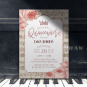 キンセアニェラヴィンテージバラフローラ誕生日 招待状