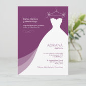 キンセアニェラヴェスティドプルプラインヴィタシオネス 招待状 (スタンド正面)