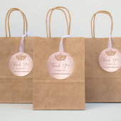 キンセアニェラ仮装バラ金ゴールドグリッターありがとう ラウンドシール