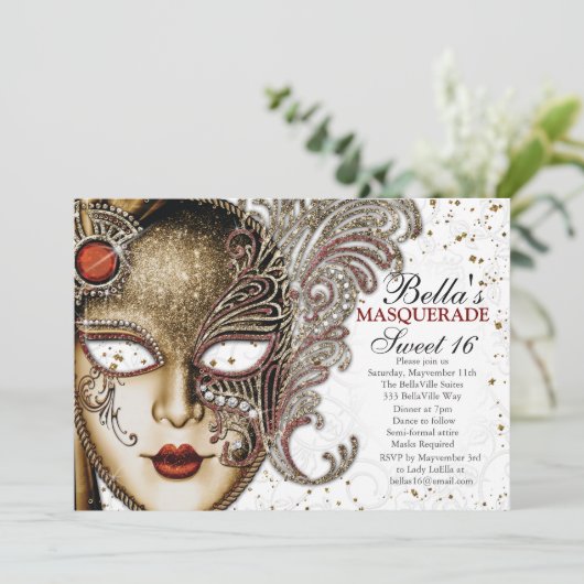 キンセアニェラ仮装バースデーパーティ招待状 招待状 (スタンド正面)