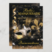 キンセアニェラ仮装バースデーパーティ招待状 招待状 (正面/裏面)