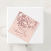 キンセアニェラ仮装パーティーバラ金ゴールドピンク フェイバータグ (インサイチュ)