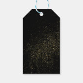 キンセアニェラ仮装パーティー金ゴールドブラック ギフトタグ (裏面)