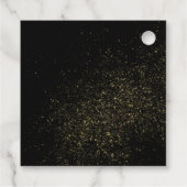 キンセアニェラ仮装パーティー金ゴールドブラック フェイバータグ (裏面)