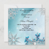 キンセアニェラ仮装マジカルプリンセスブルー2 招待状 (裏面)