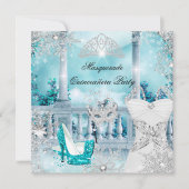 キンセアニェラ仮装マジカルプリンセスブルー3 招待状 (正面)