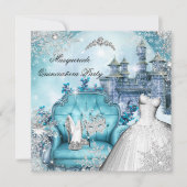 キンセアニェラ仮装マジカルプリンセスブルー 招待状 (正面)