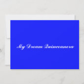 キンセアニェラ仮装招待状 招待状 (裏面)