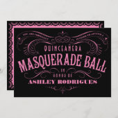 キンセアニェラ仮装招待状 招待状 (正面/裏面)