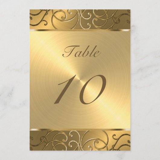 キンセアニェラ全金ゴールドフィリグリー縁ど旋回 招待状 (裏面)