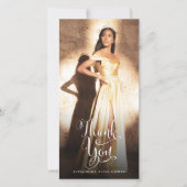 キンセアニェラ写真ありがとう サンキューカード (正面)