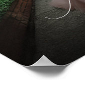 キンセアニェラ写真歓迎サインエレガント書 ポスター (角)