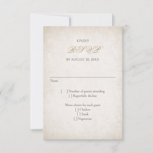 キンセアニェラ出欠 出欠カード (正面)